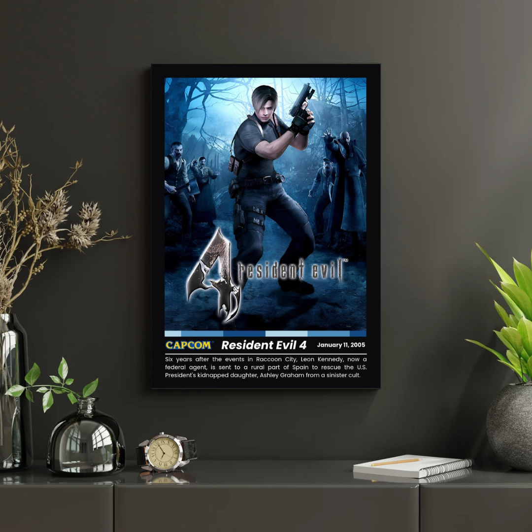 Resident Evil 4 Leon - A3 Poster