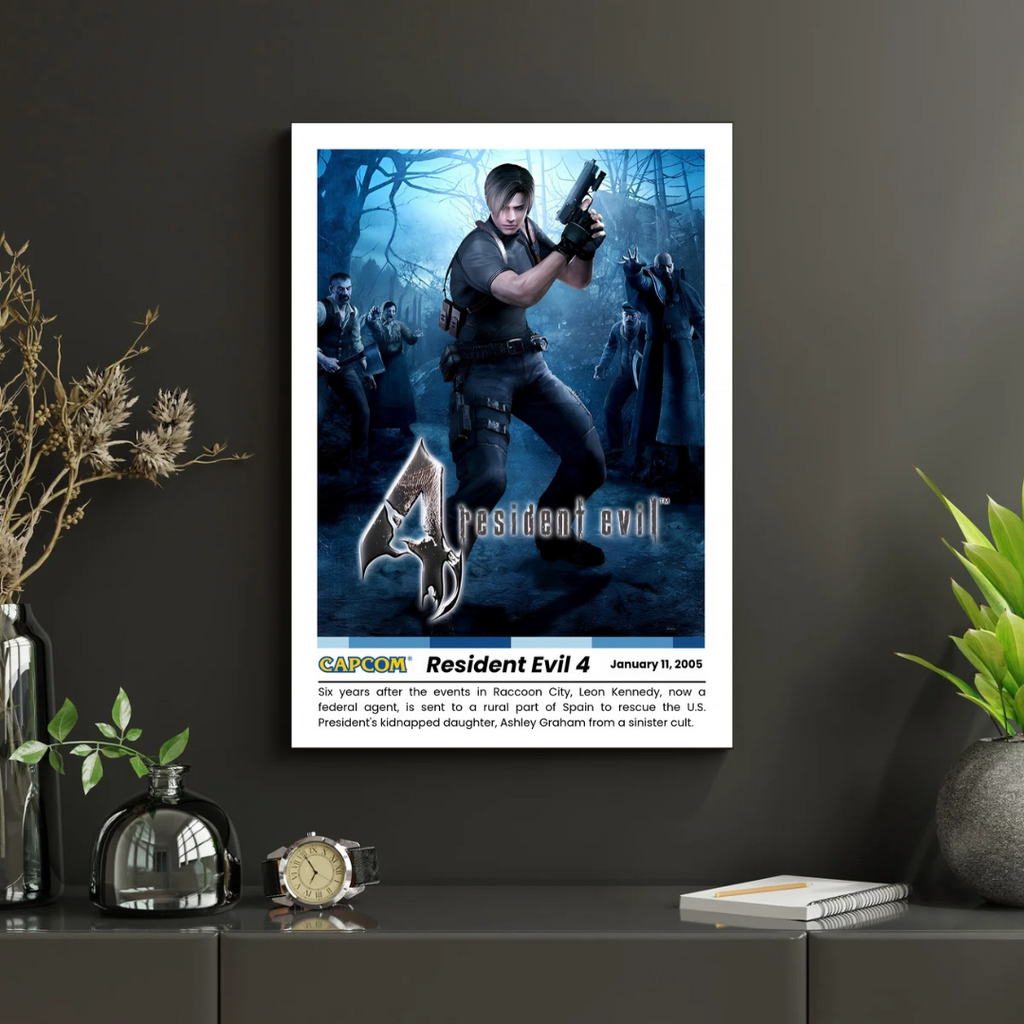 Resident Evil 4 Leon - A3 Poster