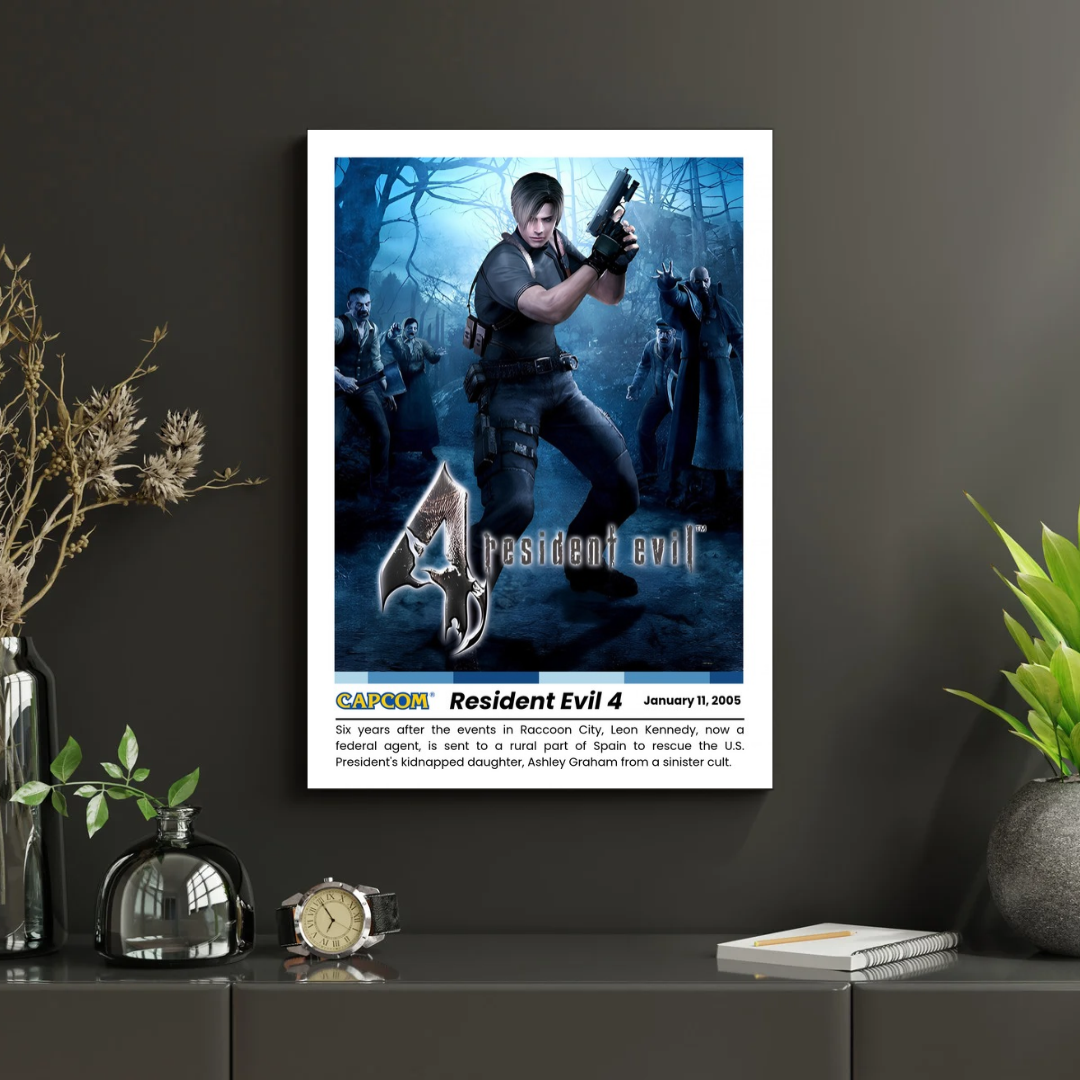 Resident Evil 4 Leon - A3 Poster
