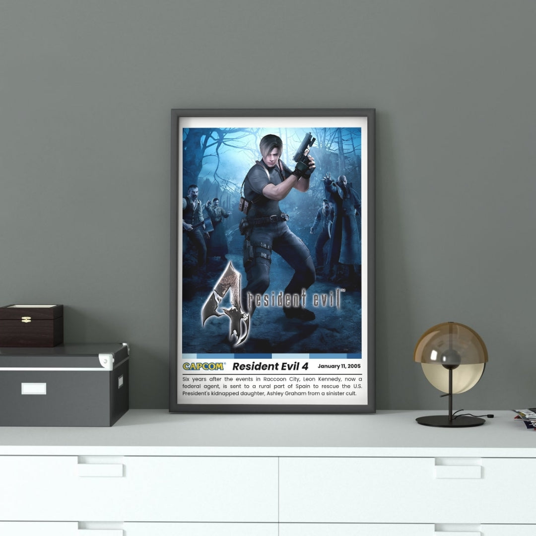 Resident Evil 4 Leon - A3 Poster