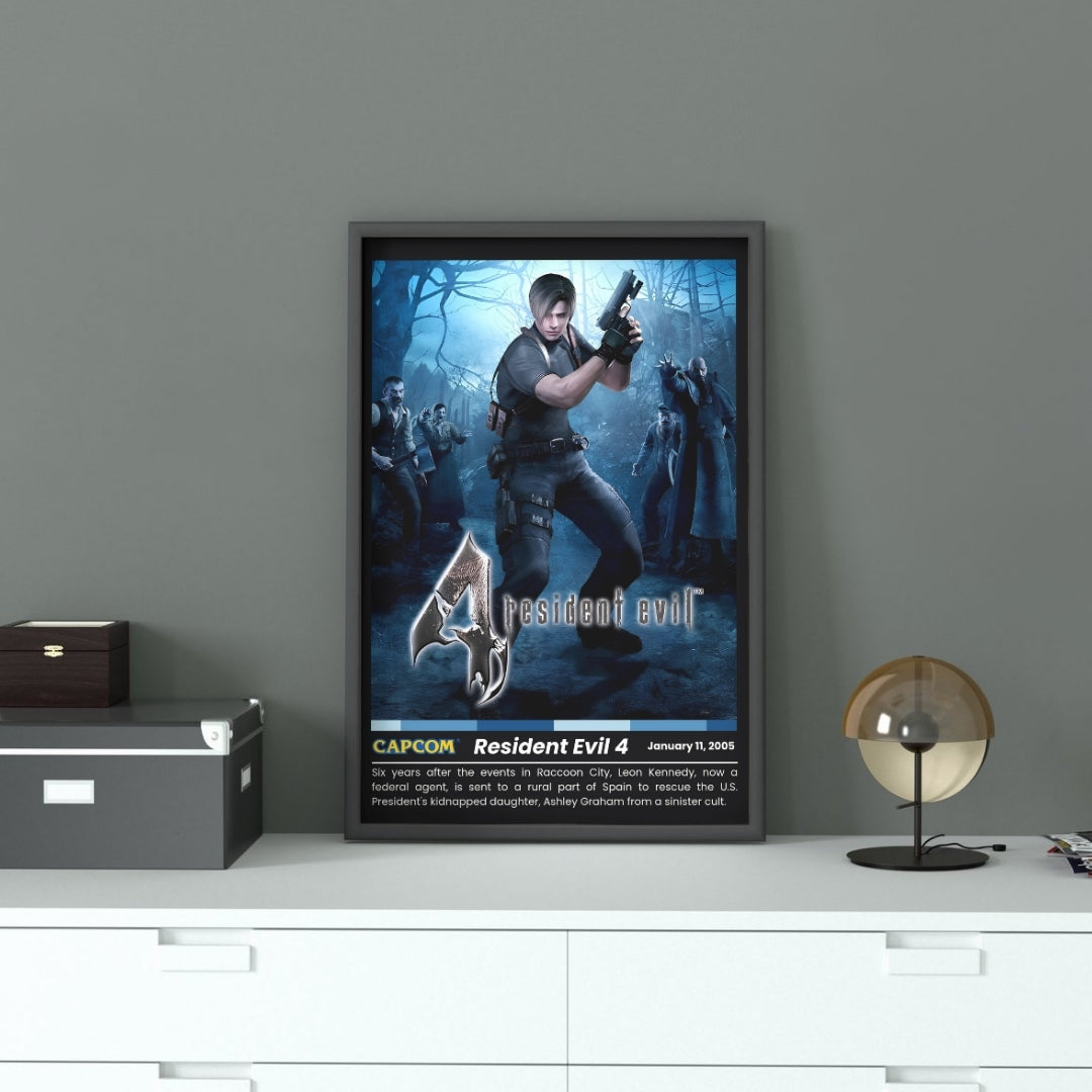 Resident Evil 4 Leon - A3 Poster