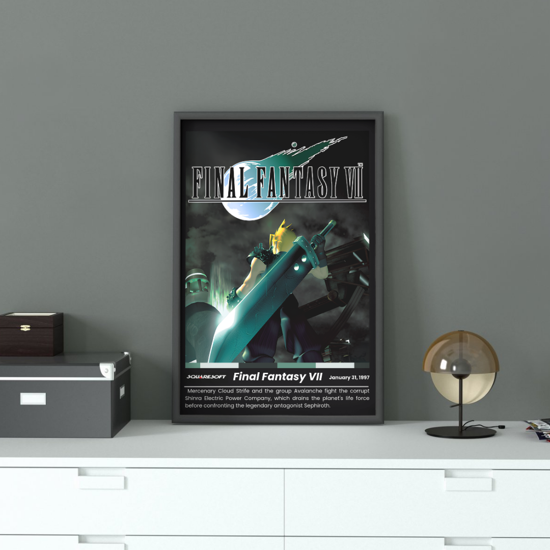 Final Fantasy VII  - A3 Poster