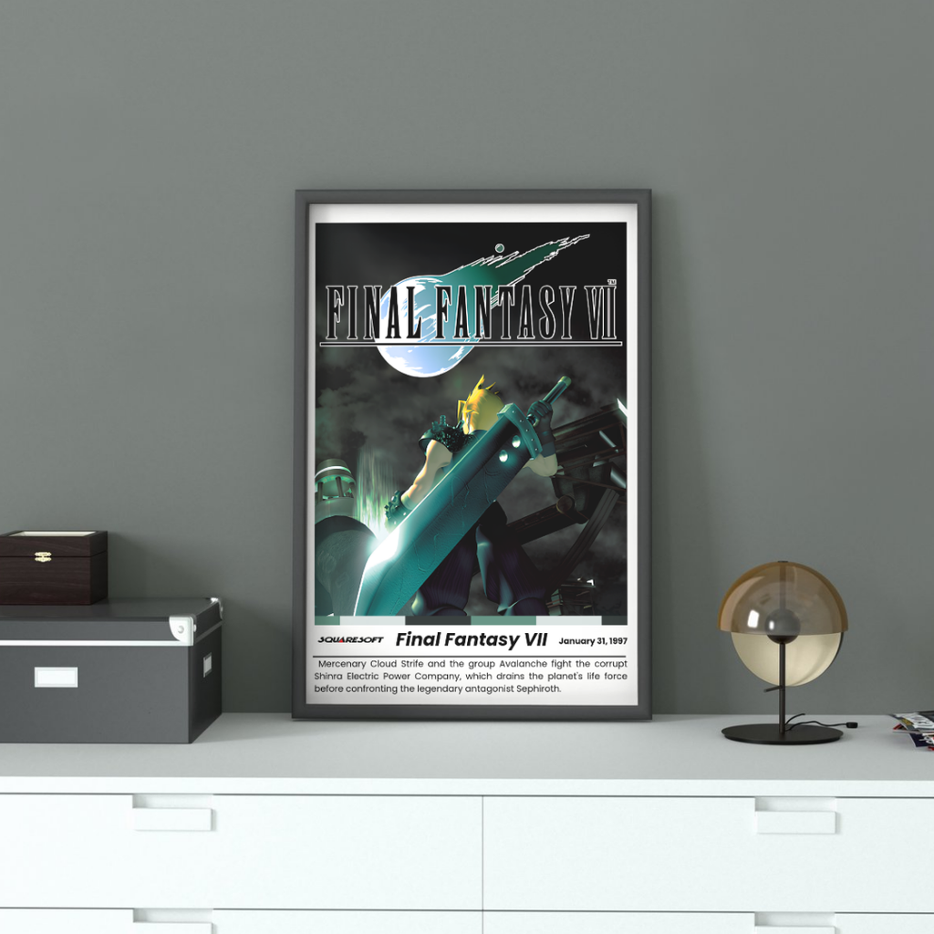 Final Fantasy VII  - A3 Poster