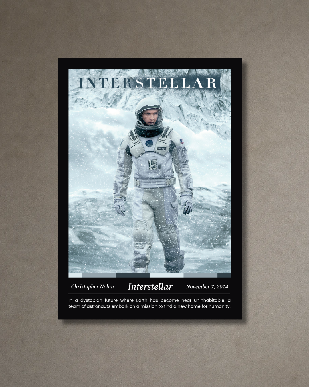 Interstellar - A3 Poster