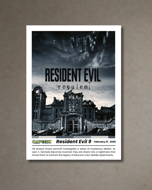 Resident Evil Requiem  - A3 Poster
