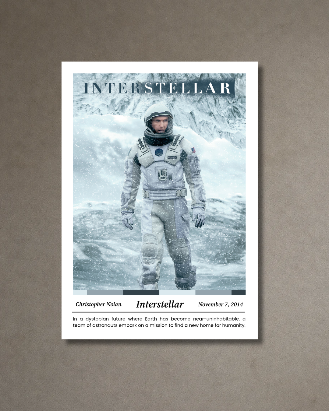 Interstellar - A3 Poster