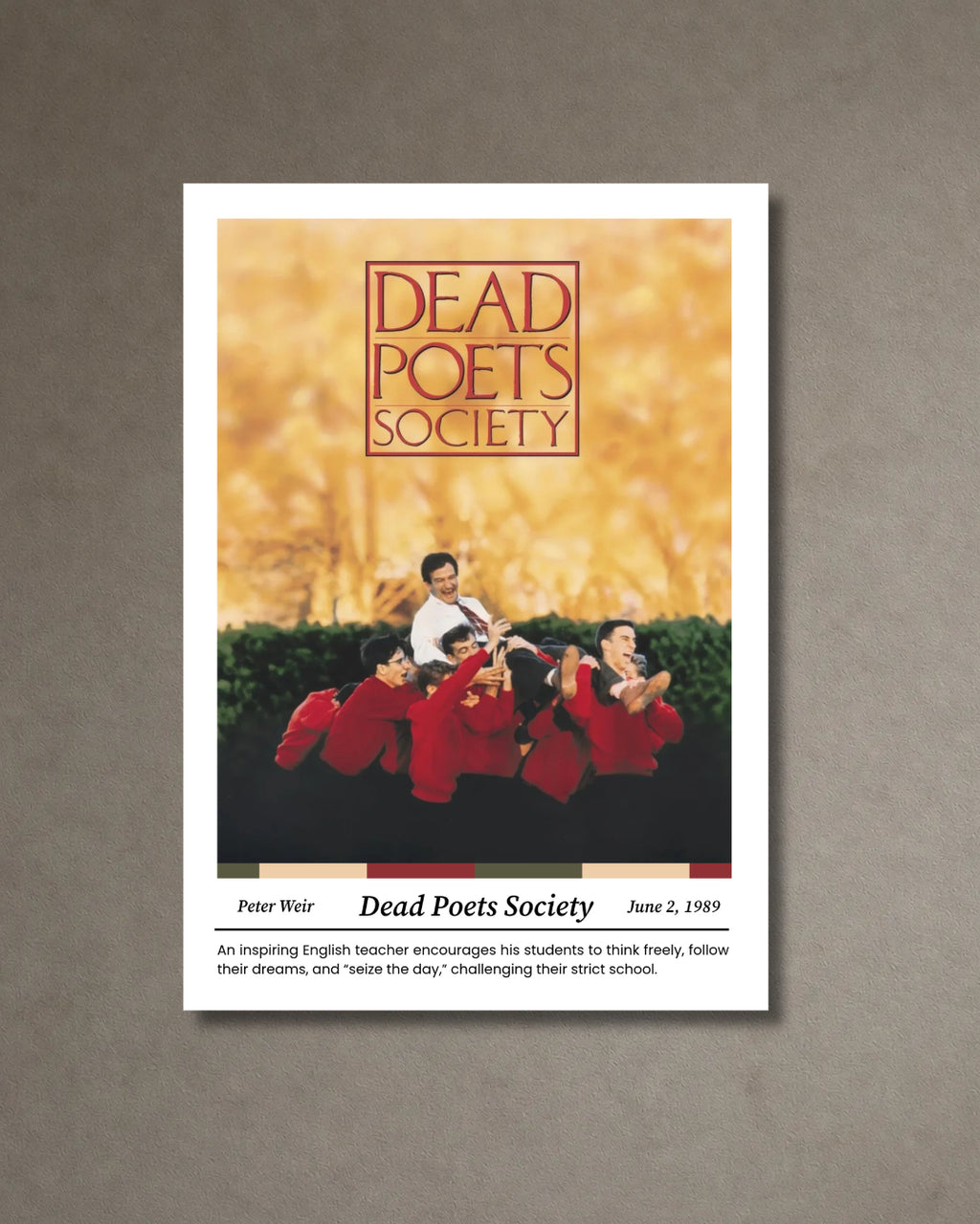 Dead Poets Society - A3 Poster